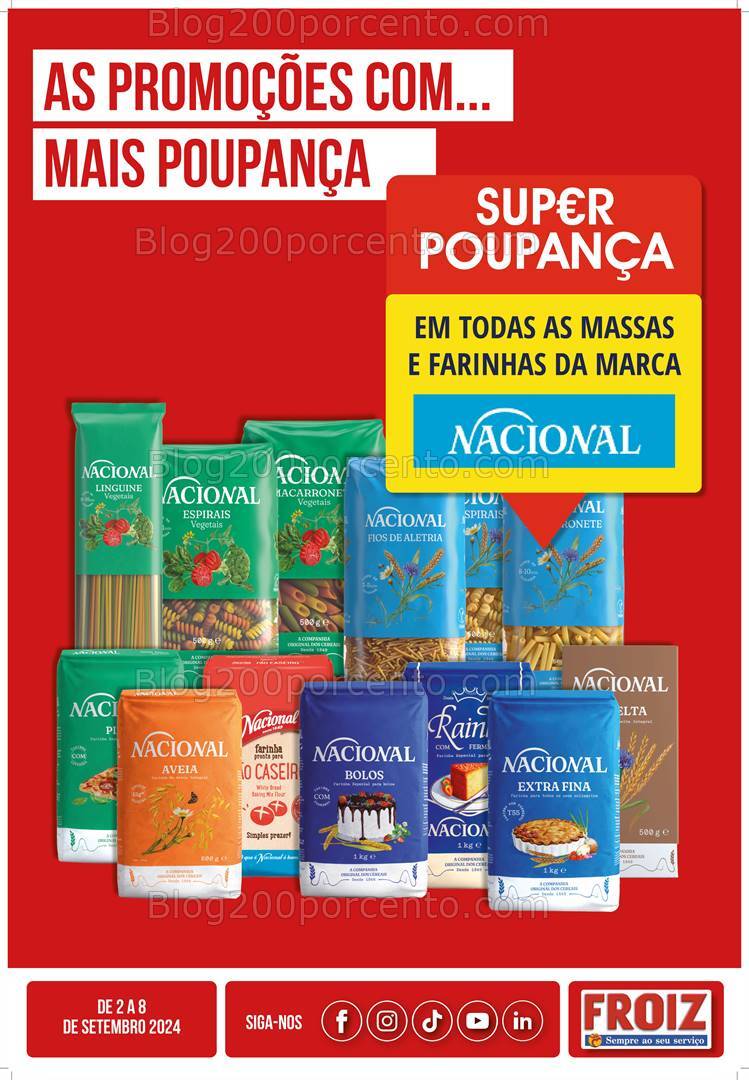 Antevisão Folheto FROIZ Promoções de 2 a 9 setembro