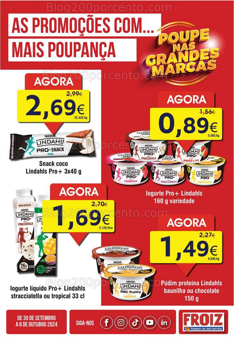 Antevisão Folheto FROIZ Promoções de 30 setembro a 6 outubro