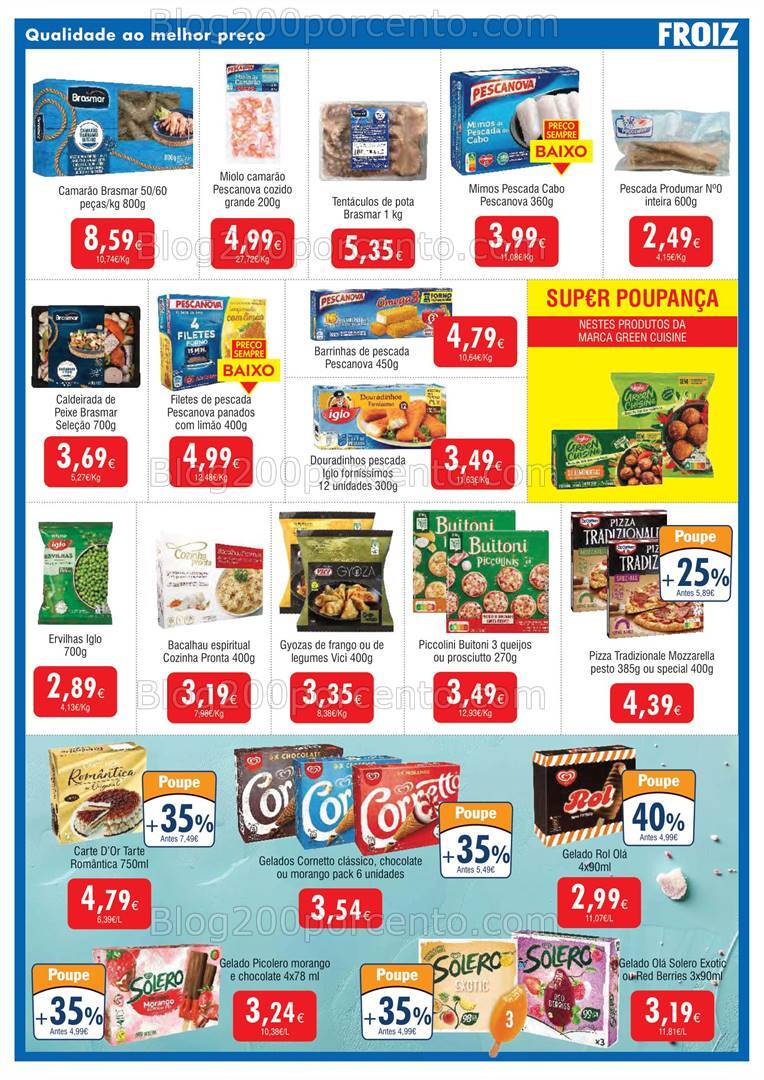 Antevisão Folheto FROIZ Promoções de 10 a 30 outubro