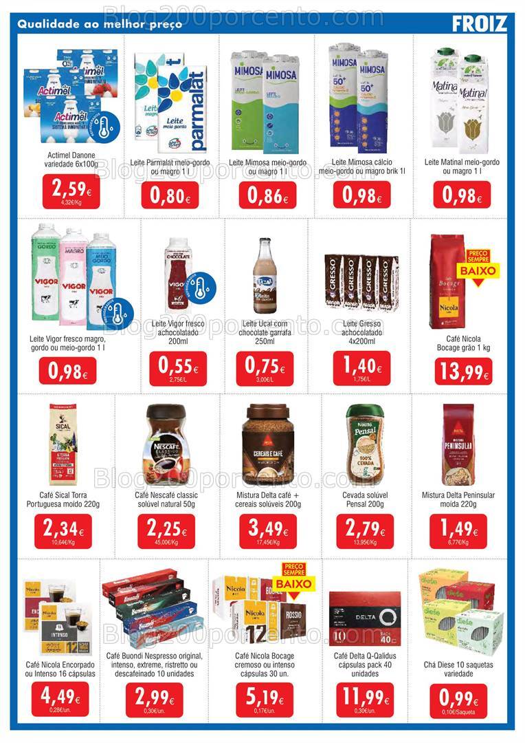 Antevisão Folheto FROIZ Promoções de 10 a 30 outubro