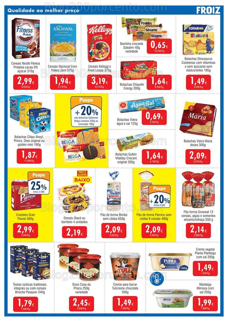 Antevisão Folheto FROIZ Promoções de 10 a 30 outubro