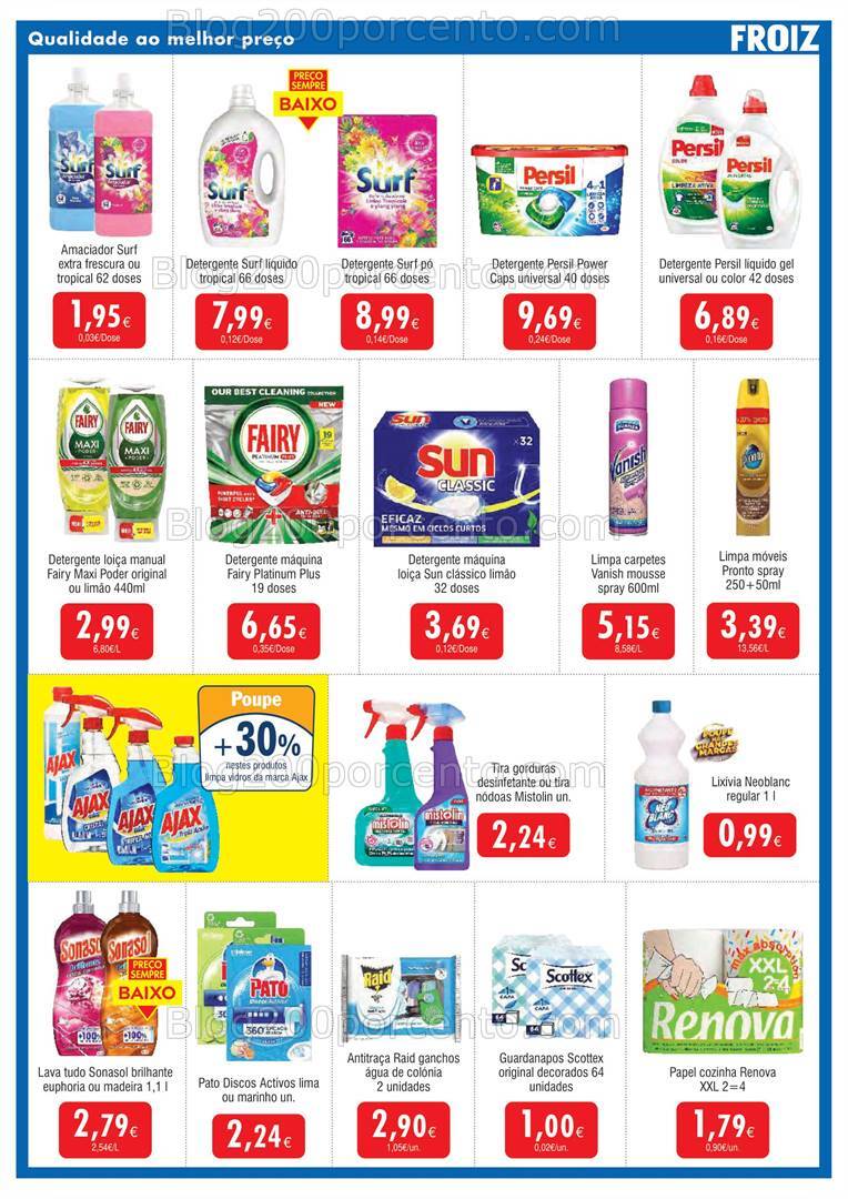 Antevisão Folheto FROIZ Promoções de 10 a 30 outubro