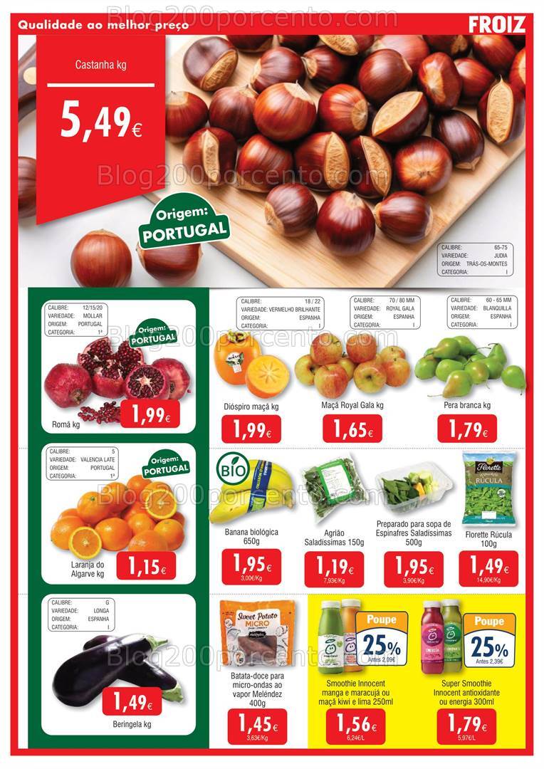 Antevisão Folheto FROIZ Promoções de 30 outubro a 19 novembro