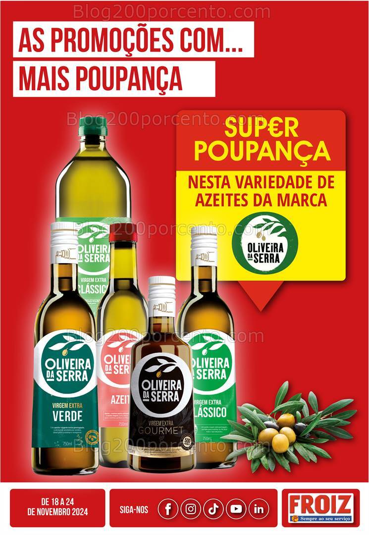 Antevisão Folheto FROIZ Promoções de 18 a 24 novembro