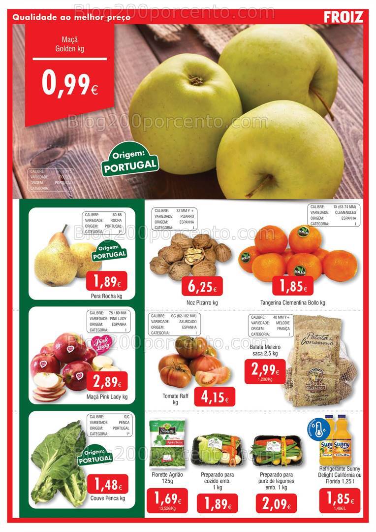 Antevisão Folheto FROIZ Promoções de 20 novembro a 4 dezembro