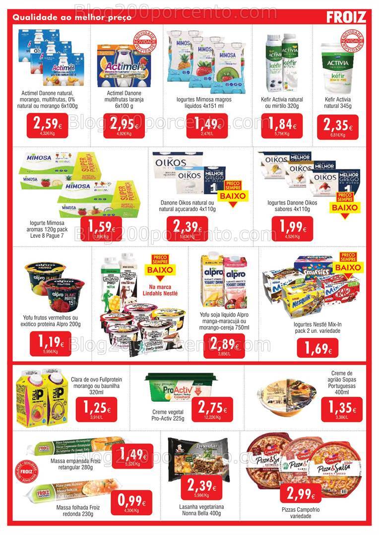 Antevisão Folheto FROIZ Promoções de 20 novembro a 4 dezembro