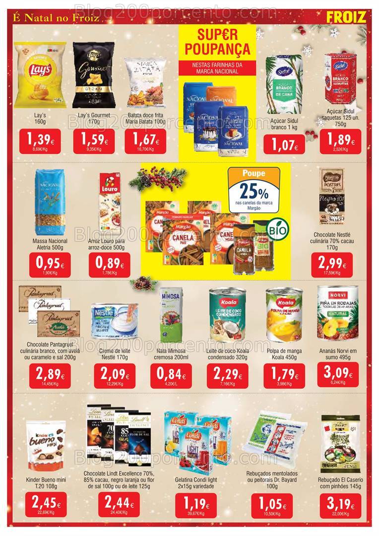 Antevisão Folheto FROIZ Promoções de 5 a 18 dezembro