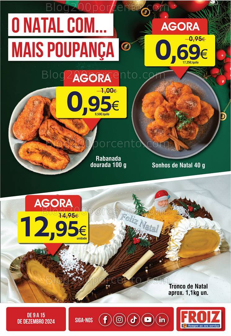 Antevisão Folheto FROIZ Promoções de a 15 dezembro