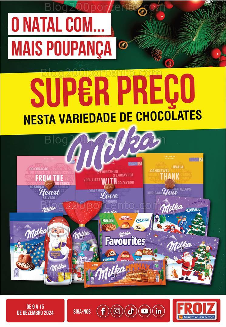 Antevisão Folheto FROIZ Promoções de a 15 dezembro