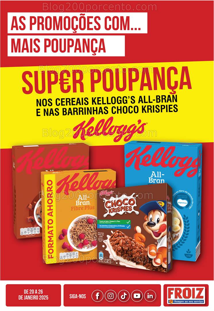 Antevisão Folheto FROIZ Promoções de 20 a 26 janeiro