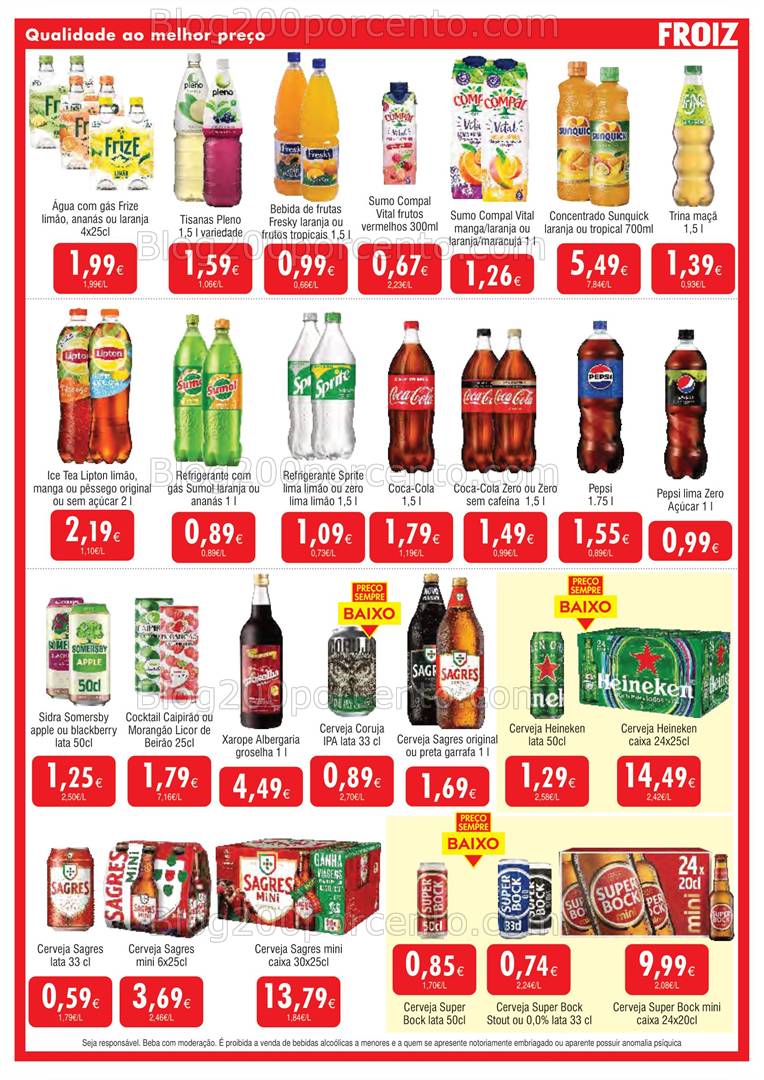 Antevisão Folheto FROIZ Promoções de 23 janeiro a 11 fevereiro