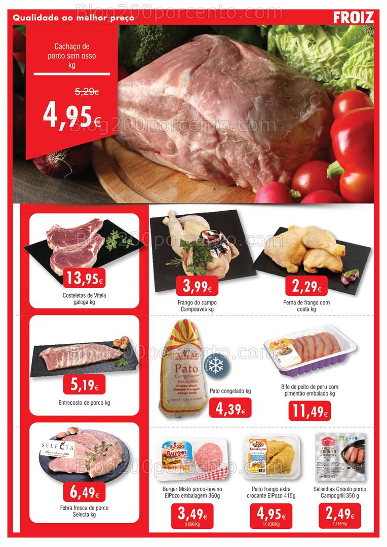 Antevisão Folheto FROIZ Promoções de 12 a 27 fevereiro