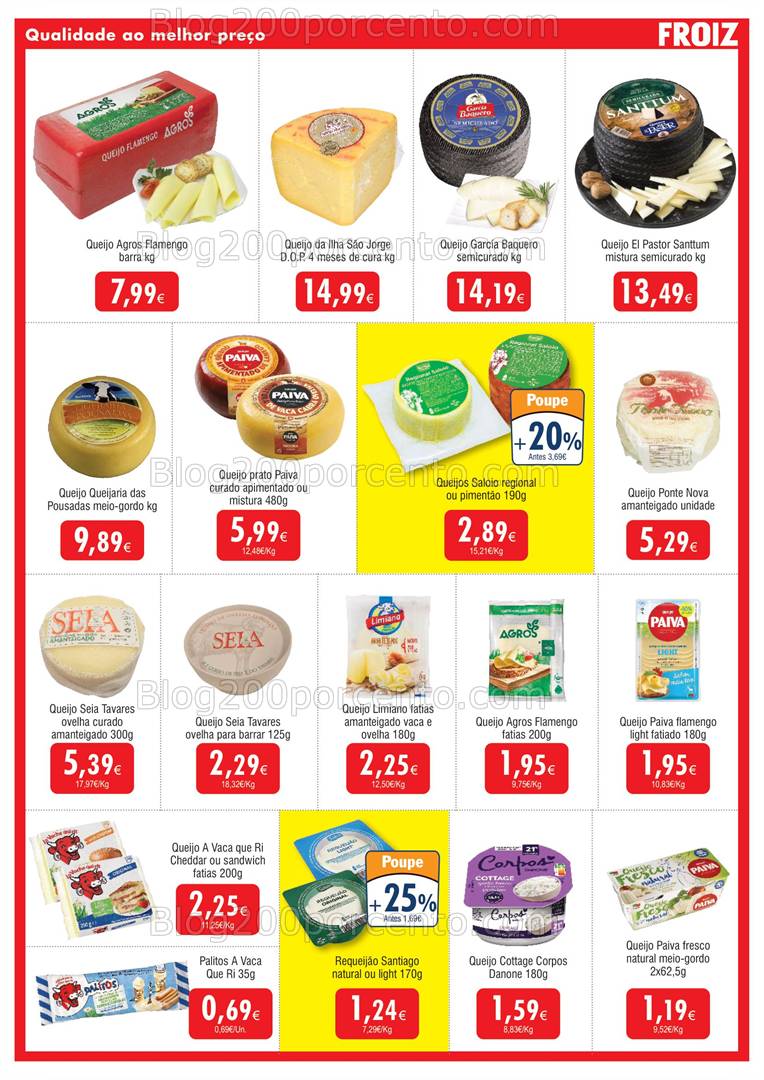 Antevisão Folheto FROIZ Promoções de 12 a 27 fevereiro