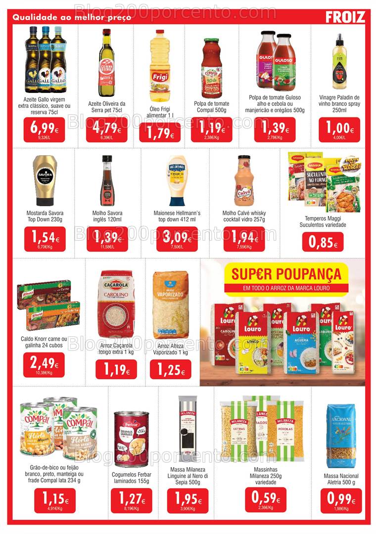Antevisão Folheto FROIZ Promoções de 12 a 27 fevereiro