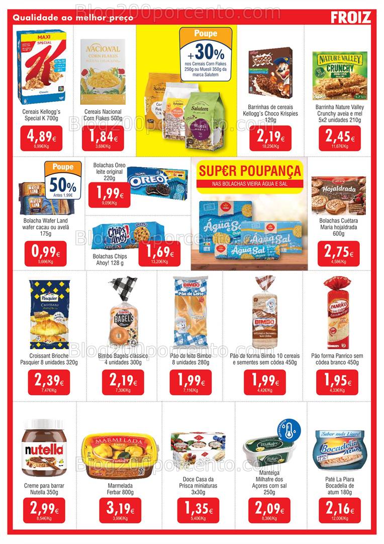 Antevisão Folheto FROIZ Promoções de 12 a 27 fevereiro