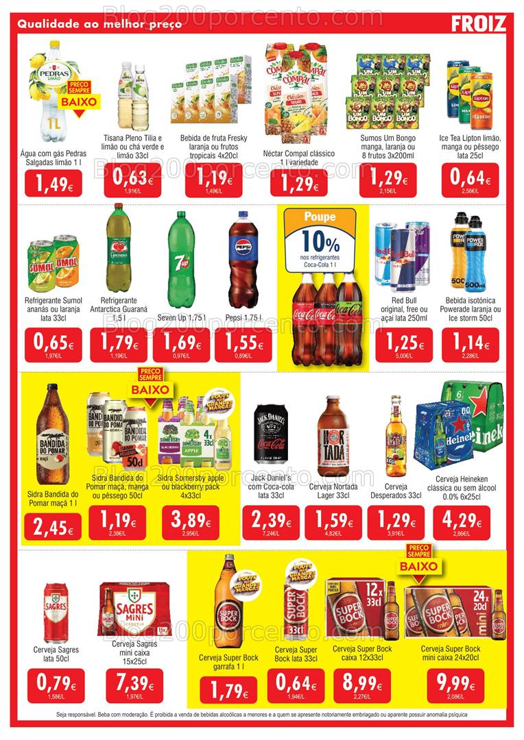 Antevisão Folheto FROIZ Promoções de 12 a 27 fevereiro
