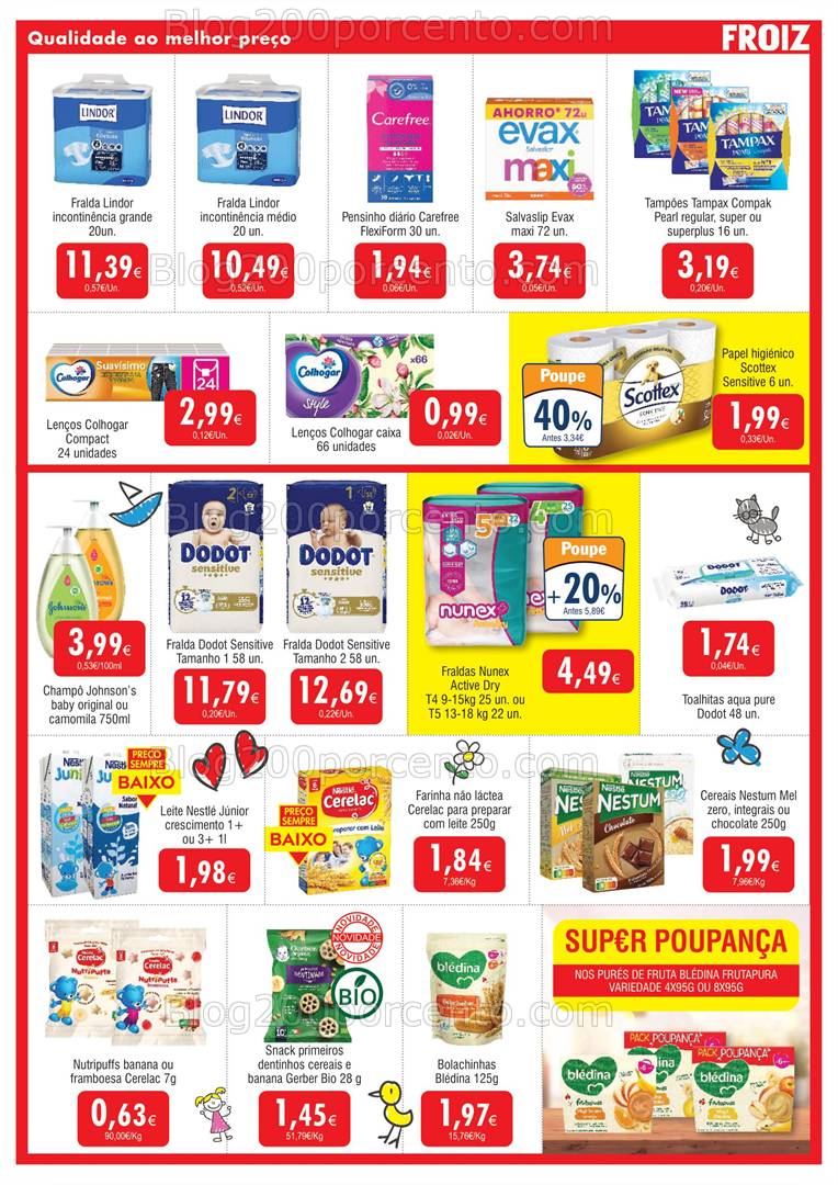 Antevisão Folheto FROIZ Promoções de 12 a 27 fevereiro