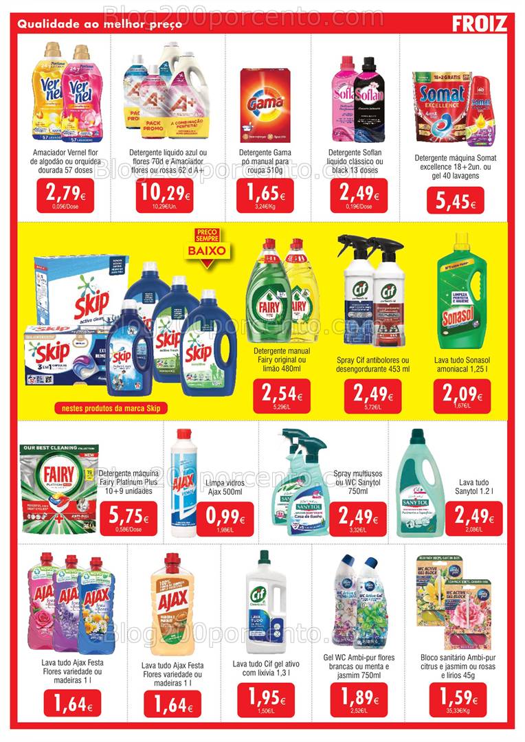 Antevisão Folheto FROIZ Promoções de 12 a 27 fevereiro