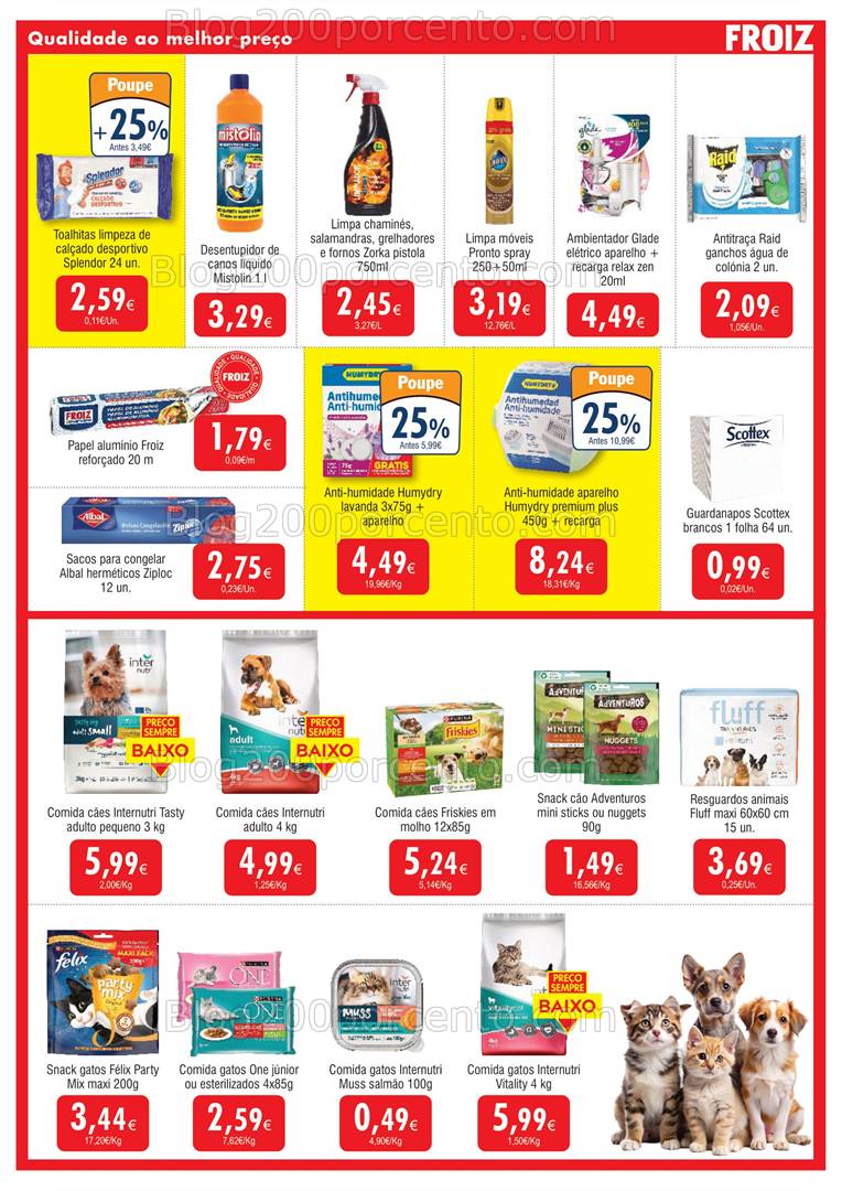 Antevisão Folheto FROIZ Promoções de 12 a 27 fevereiro