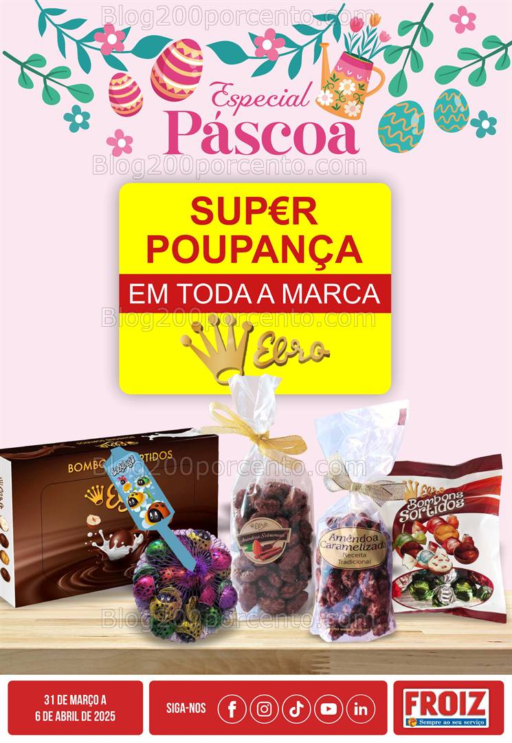 Antevisão Folheto FROIZ Promoções de 31 março a 6 abril