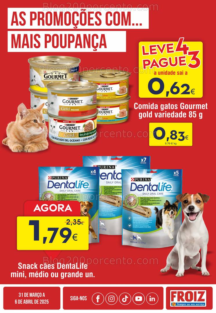 Antevisão Folheto FROIZ Promoções de 31 março a 6 abril