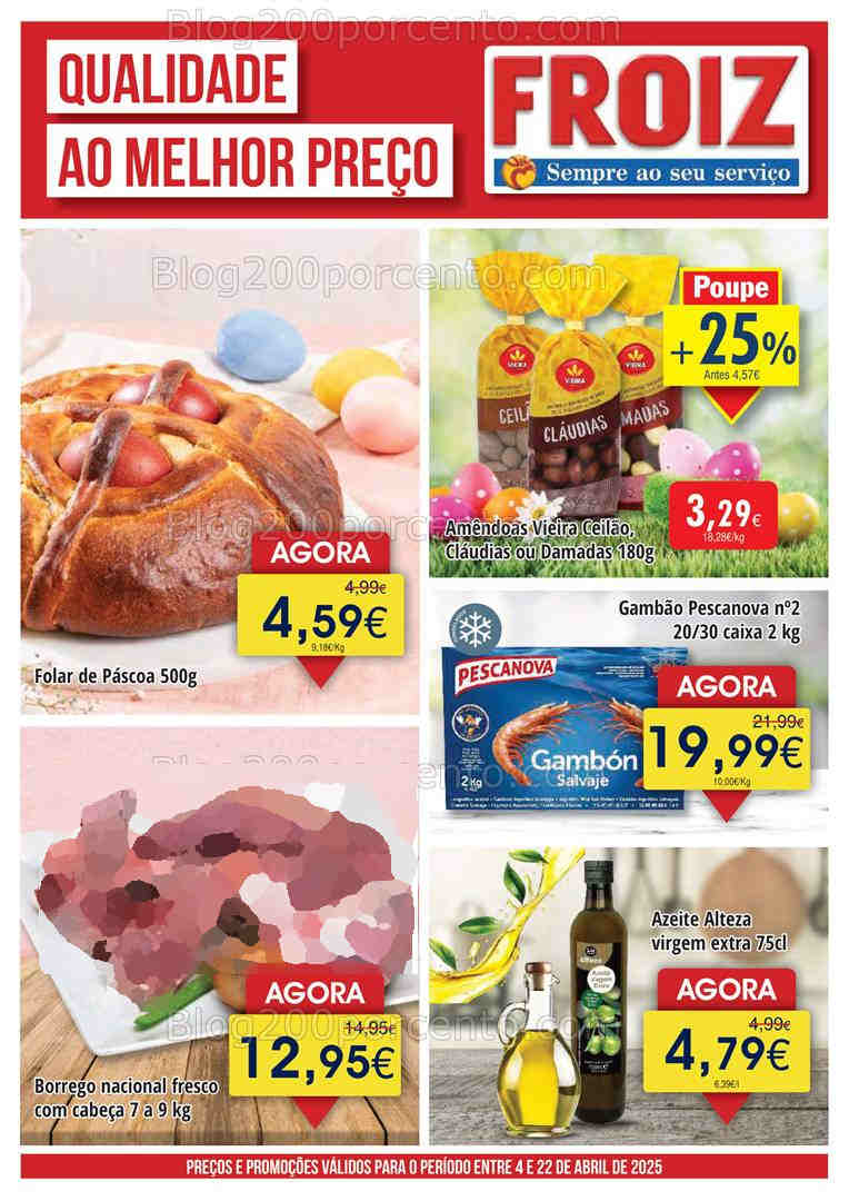 Antevisão Folheto SPAR Promoções de 4 a 22 abril