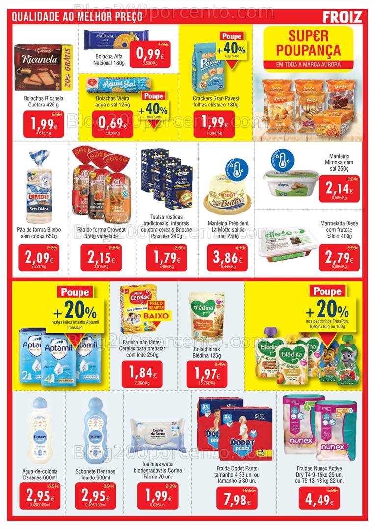 Antevisão Folheto SPAR Promoções de 4 a 22 abril