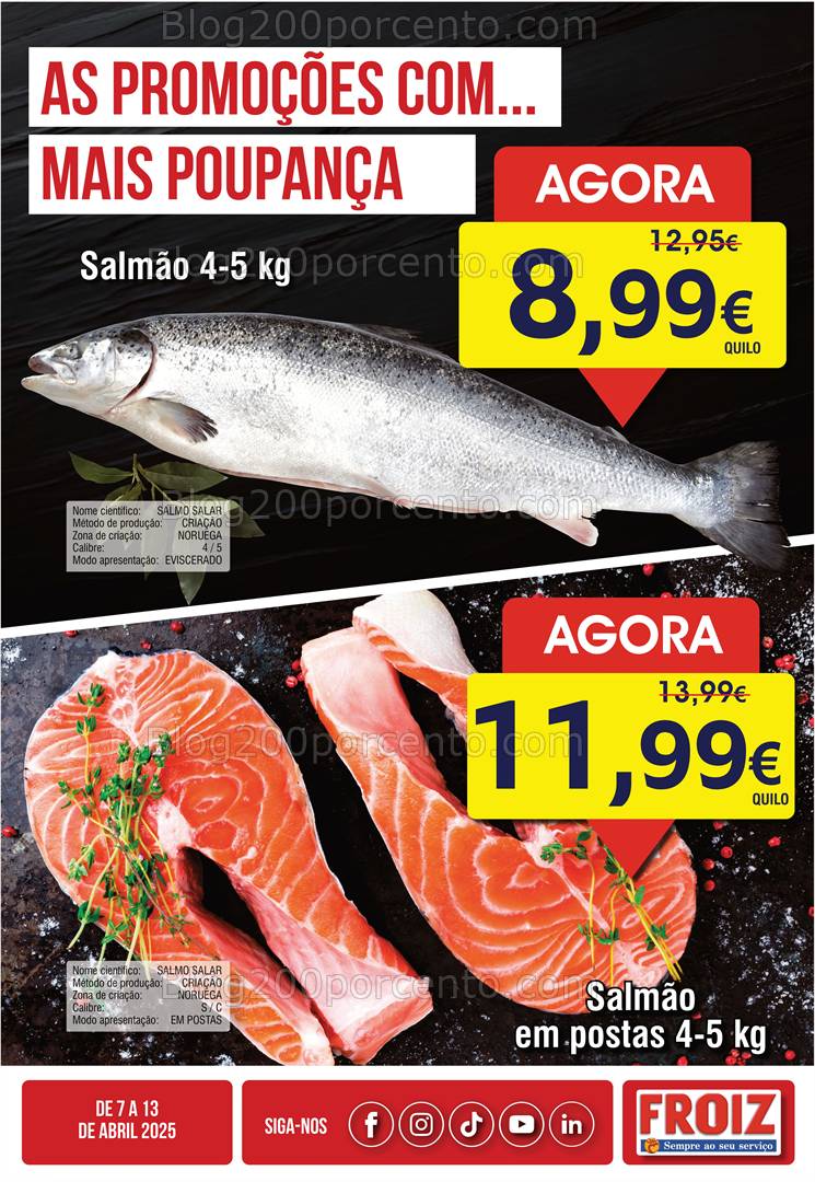 Antevisão Folheto FROIZ Páscoa Promoções de 7 a 13 abril