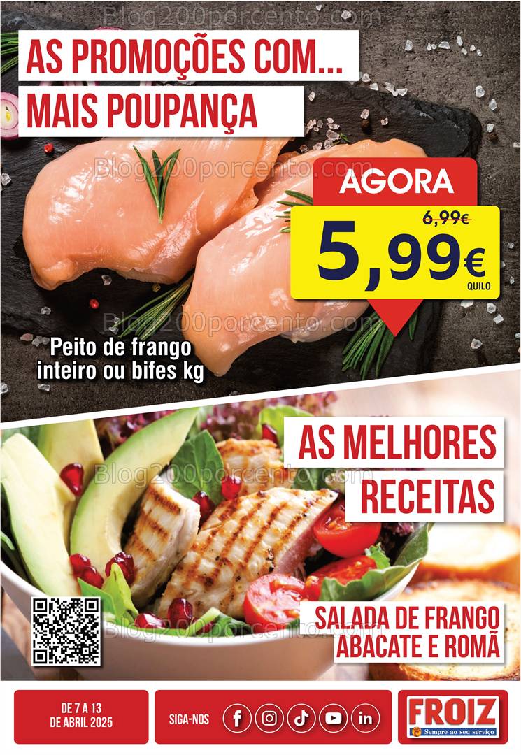 Antevisão Folheto FROIZ Páscoa Promoções de 7 a 13 abril