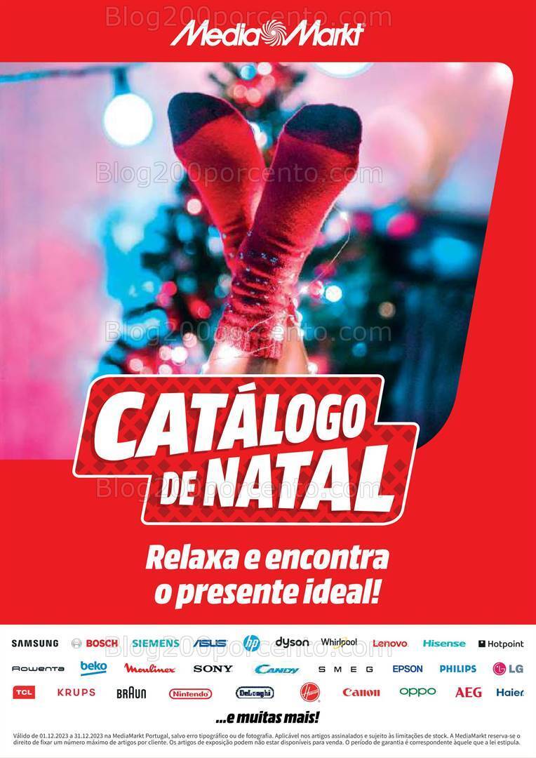 Antevisão Folheto MEDIA MARKT Natal Promoções de 1 a 31 dezembro