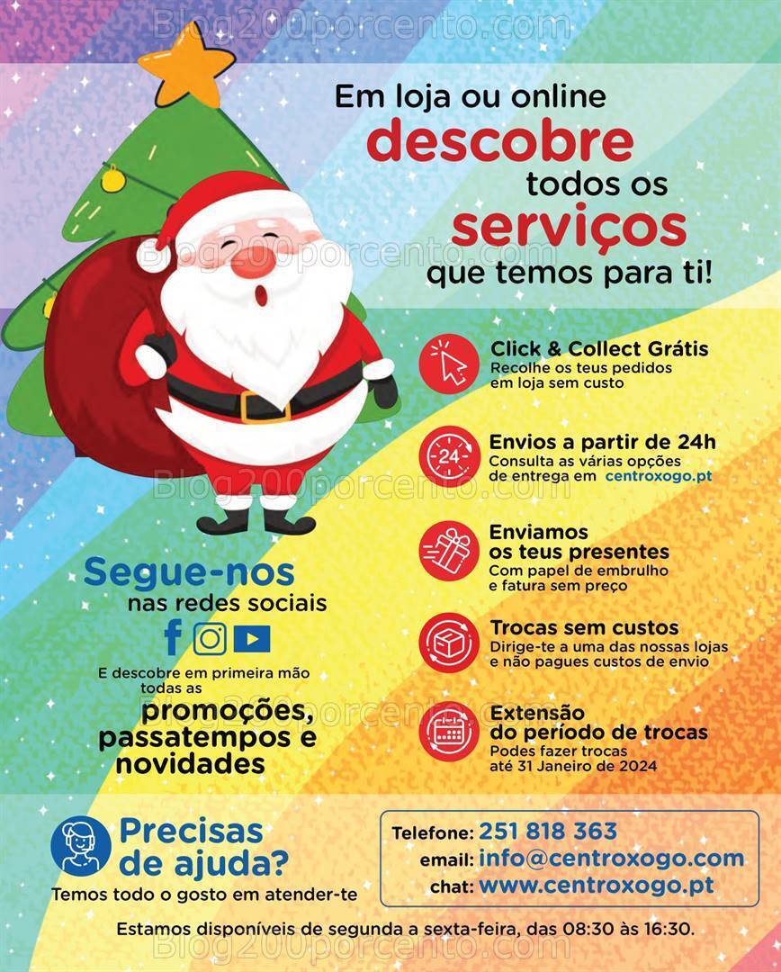 Antevisão Folheto CENTROXOGO Brinquedos Natal Promoções de 3 a 28 novembro