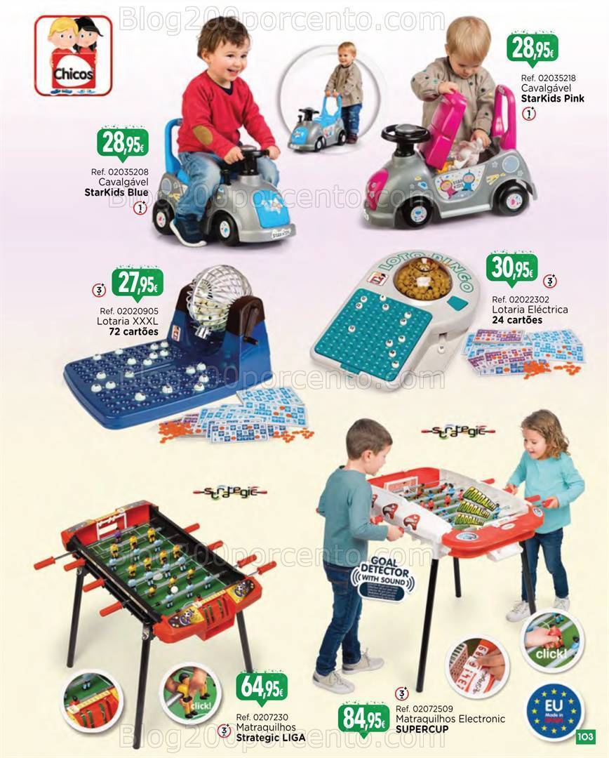 Antevisão Folheto CENTROXOGO Brinquedos Natal Promoções de 3 a 28 novembro