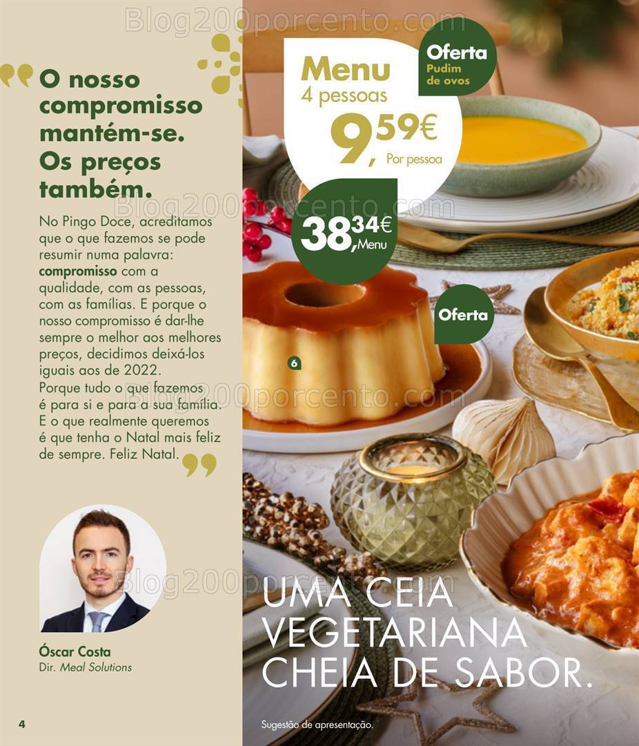 Antevisão Folheto PINGO DOCE Take Away Natal e Ano Novo - 14 novembro a 26 dezembro