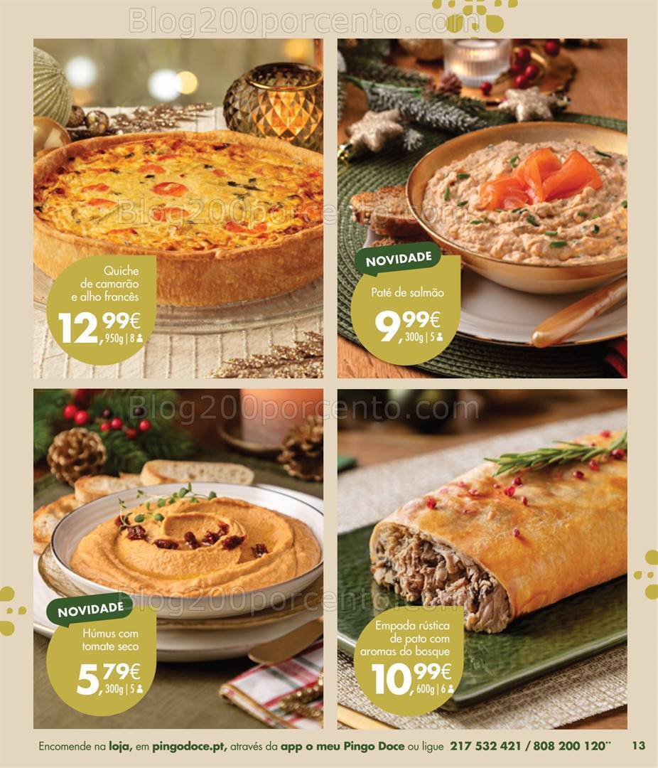 Antevisão Folheto PINGO DOCE Take Away Natal e Ano Novo - 14 novembro a 26 dezembro