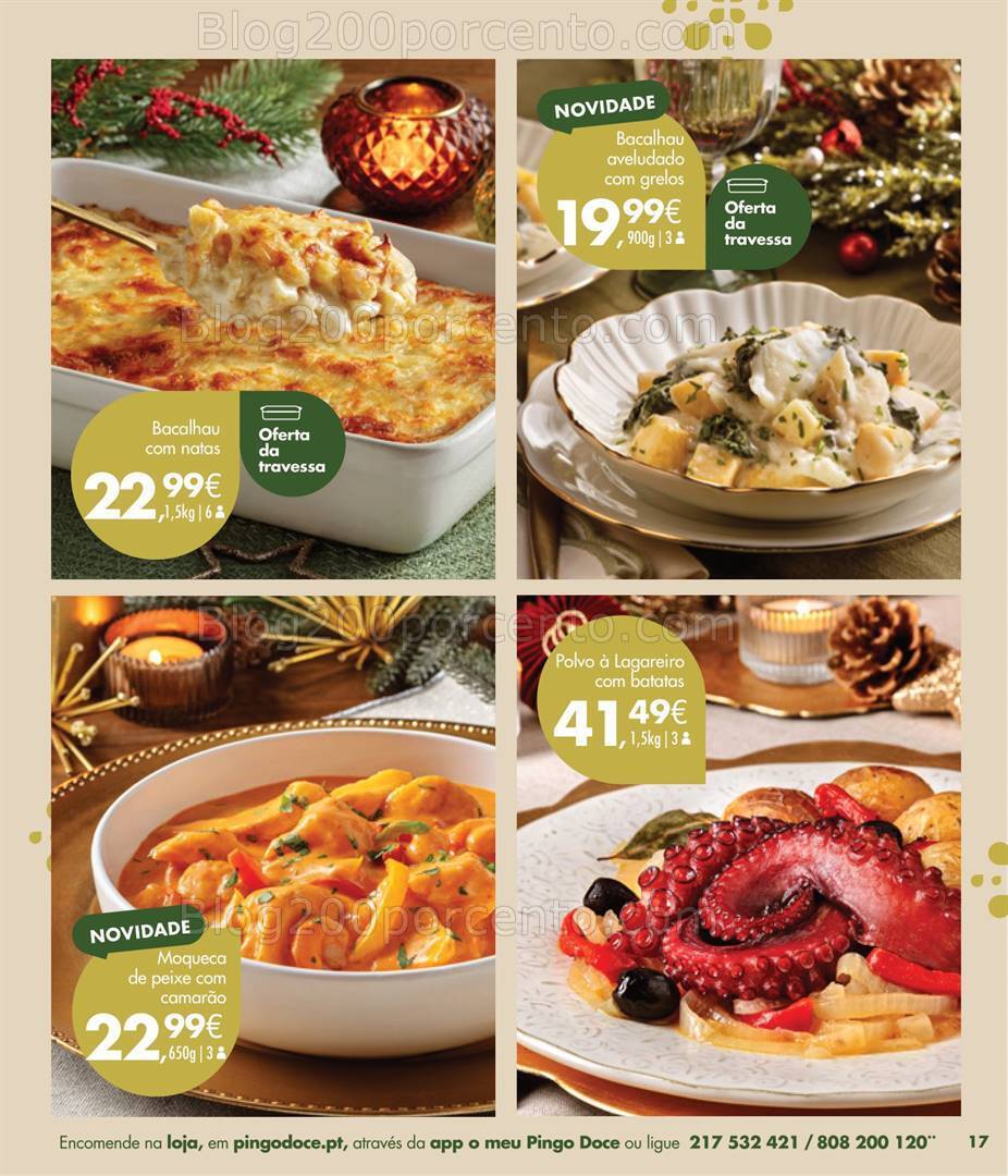 Antevisão Folheto PINGO DOCE Take Away Natal e Ano Novo - 14 novembro a 26 dezembro