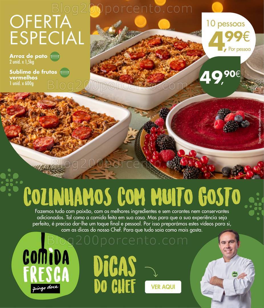 Antevisão Folheto PINGO DOCE Take Away Natal e Ano Novo - 14 novembro a 26 dezembro