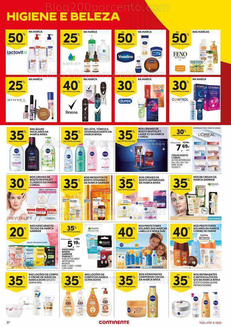 Antevisão Folheto CONTINENTE Modelo - Hiper Promoções de 11 a 17 julho