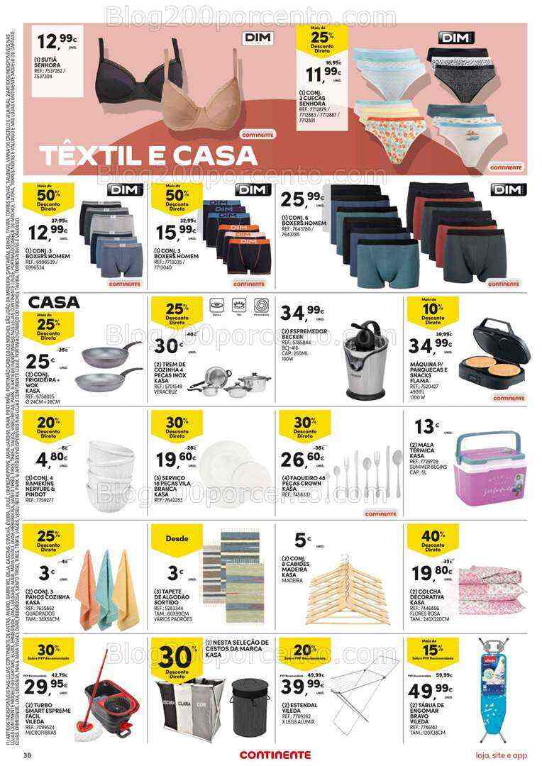 Antevisão Folheto CONTINENTE Bazar Promoções de 11 a 17 julho