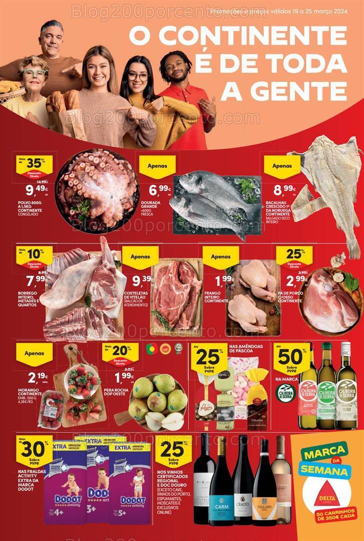 Antevisão Folheto CONTINENTE Promoções de 19 a 25 março