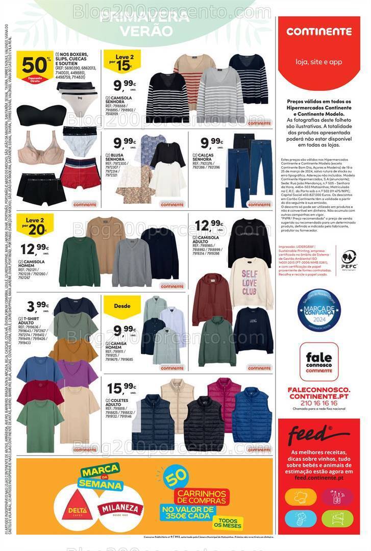 Antevisão Folheto CONTINENTE Bazar Promoções de 19 a 25 março