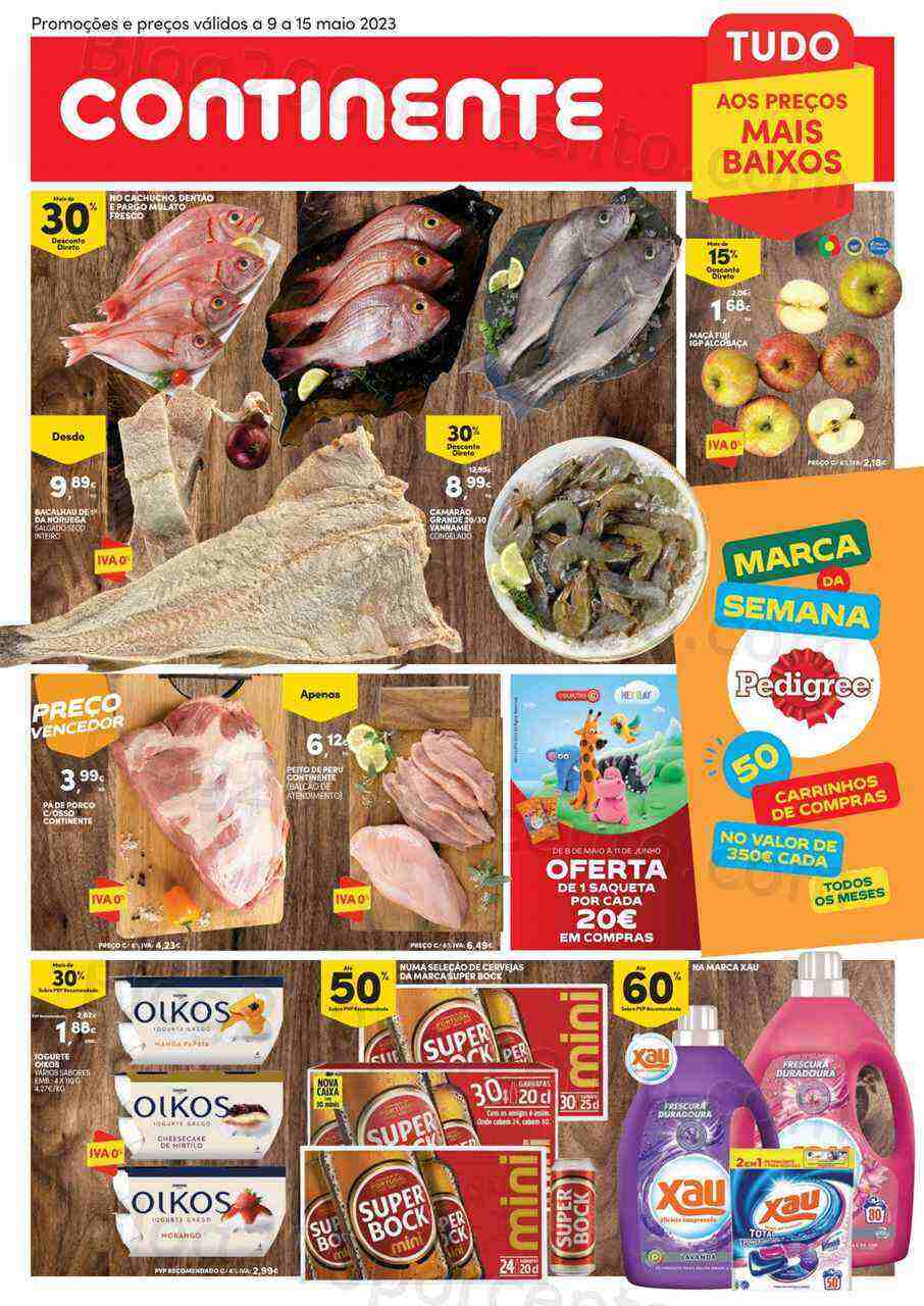 Antevisão Folheto CONTINENTE Promoções de 9 a 15 maio