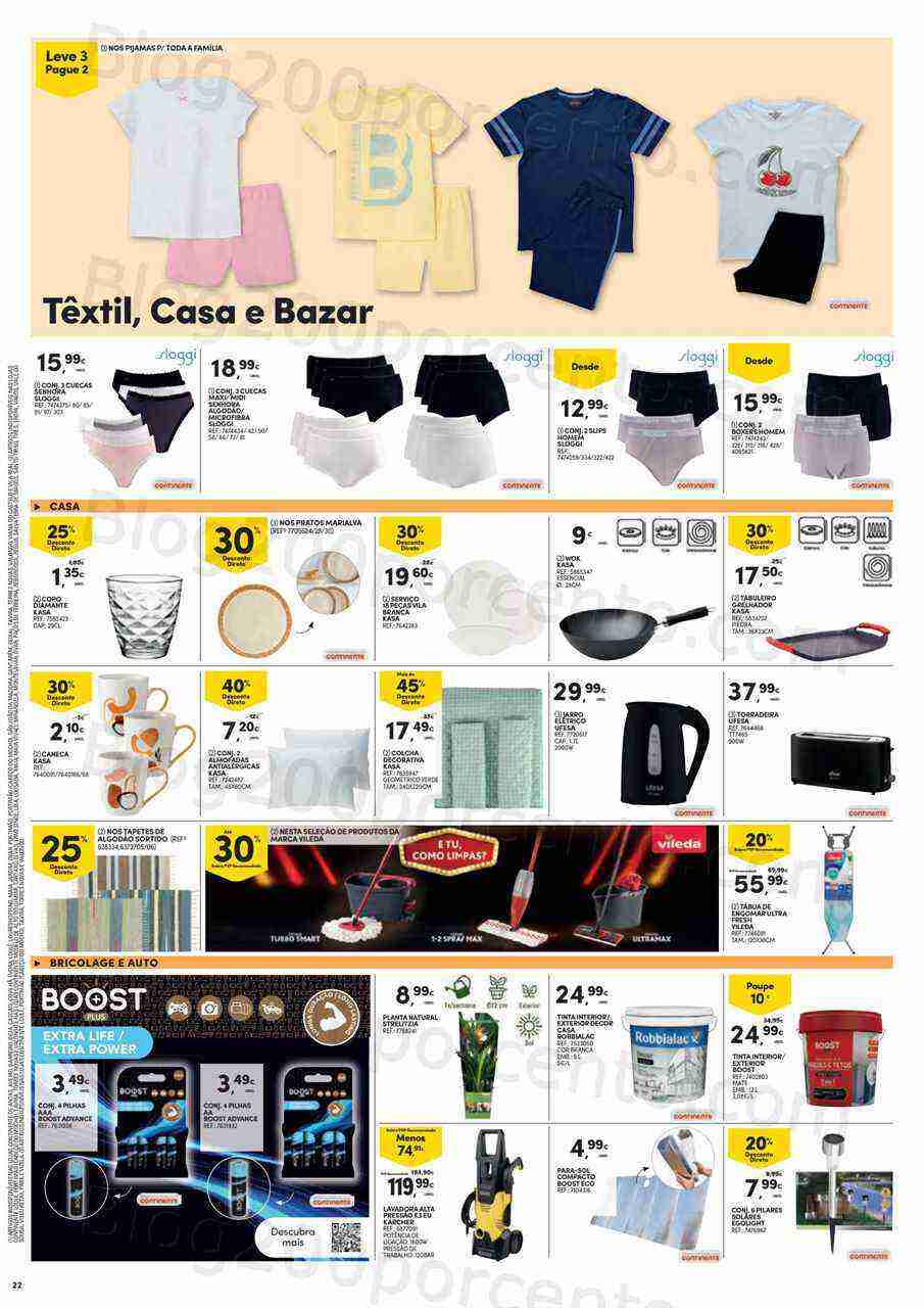Antevisão Folheto CONTINENTE Bazar Promoções de 23 a 29 maio