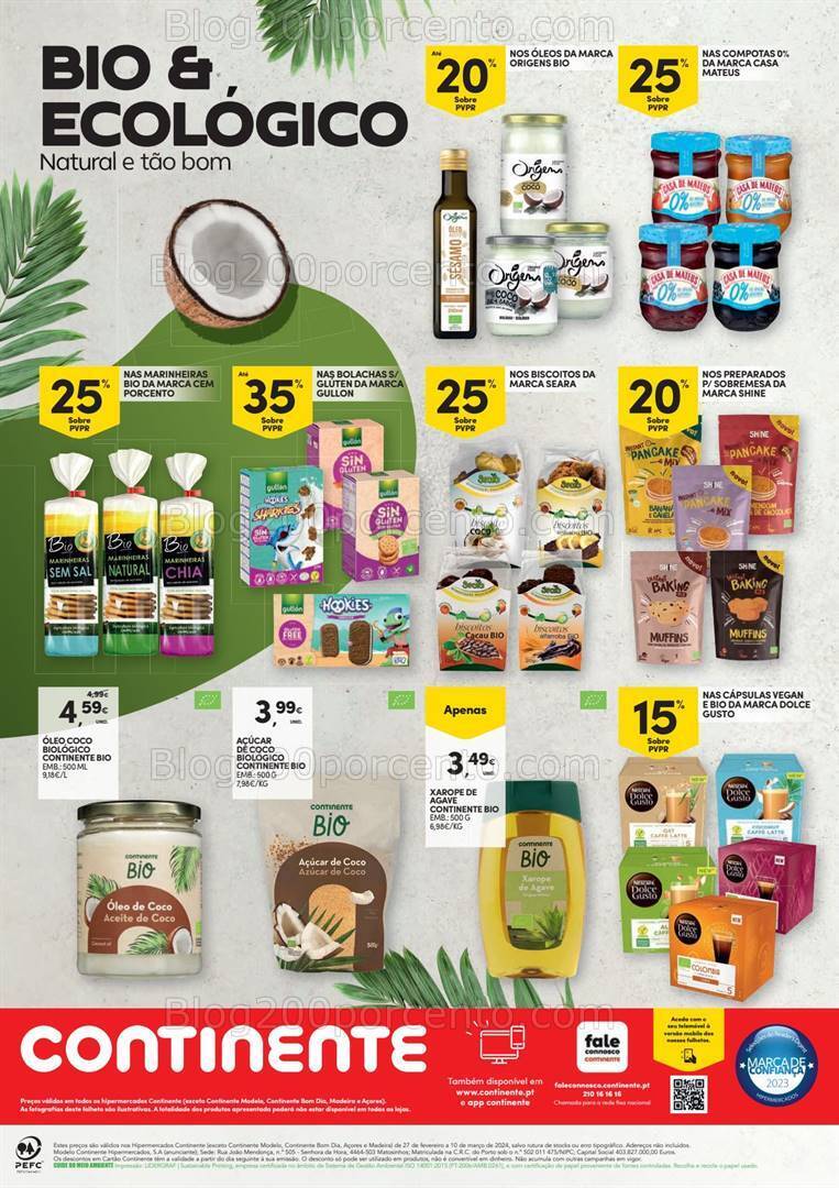 Antevisão Folheto CONTINENTE Mercearia Promoções de 27 fevereiro a 10 março