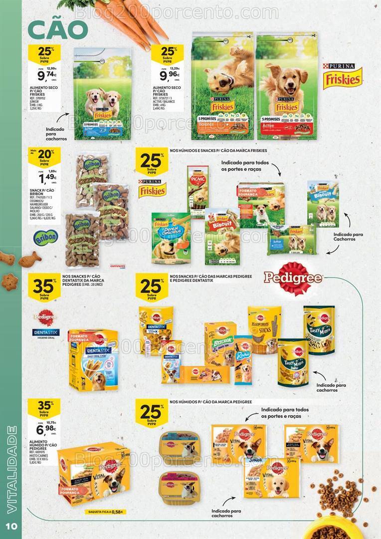 Antevisão Folheto CONTINENTE Pets Promoções de 3 a 22 outubro