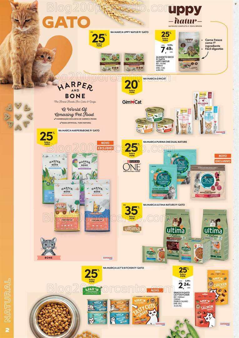 Antevisão Folheto CONTINENTE Pets Promoções de 3 a 22 outubro