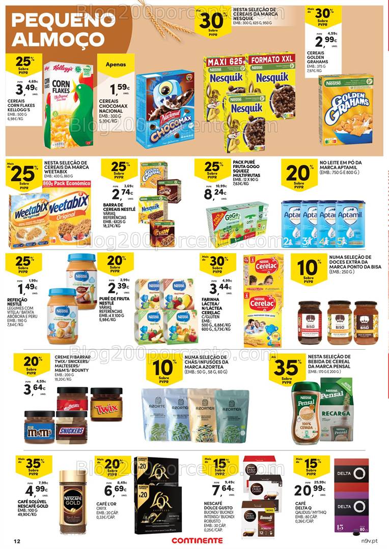 Antevisão Folheto CONTINENTE Açores Promoções de 3 a 16 abril