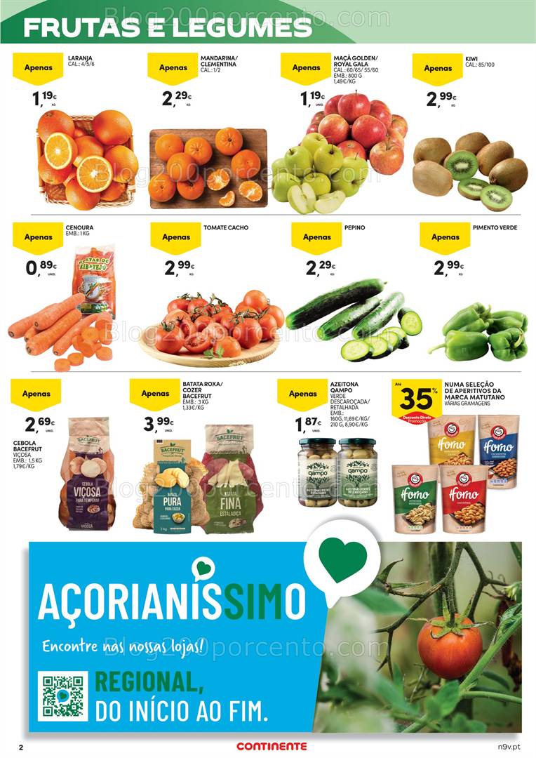 Antevisão Folheto CONTINENTE Açores Promoções de 15 a 28 maio all