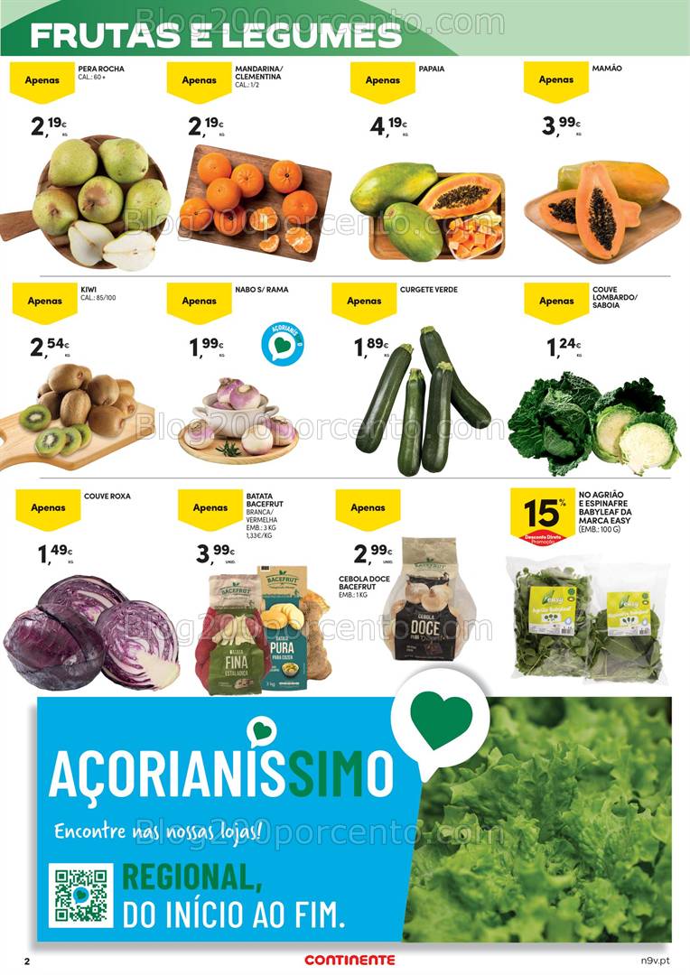 Antevisão Folheto CONTINENTE Açores Promoções de 20 março a 2 abril