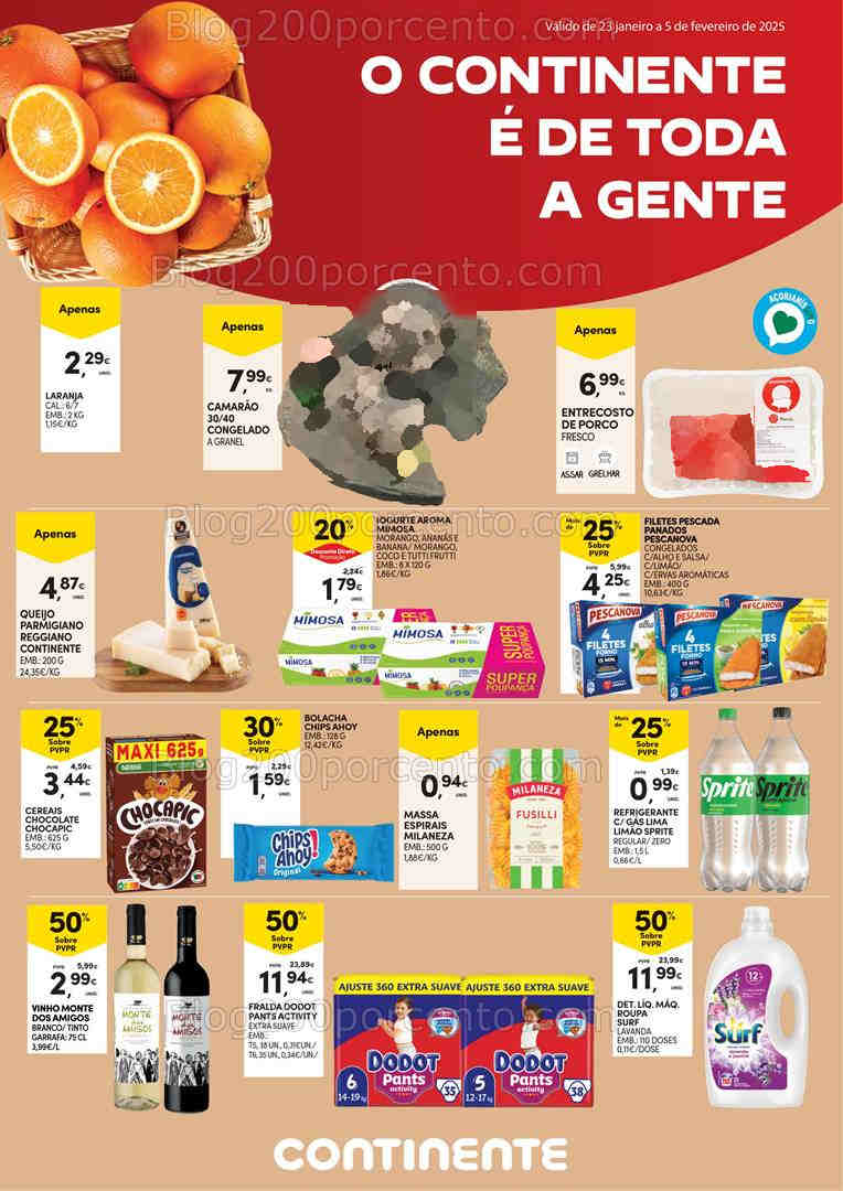 Antevisão Folheto CONTINENTE Açores Promoções de 23 janeiro a 5 fevereiro