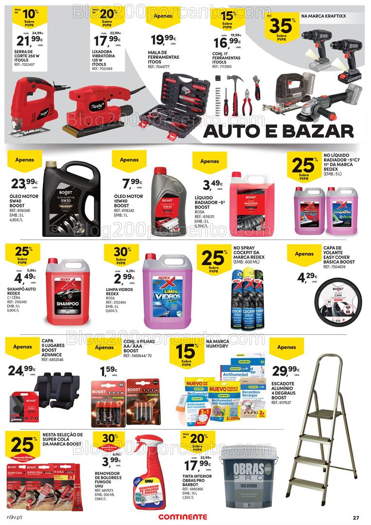 Antevisão Folheto CONTINENTE Bazar Açores Promoções até 5 fevereiro